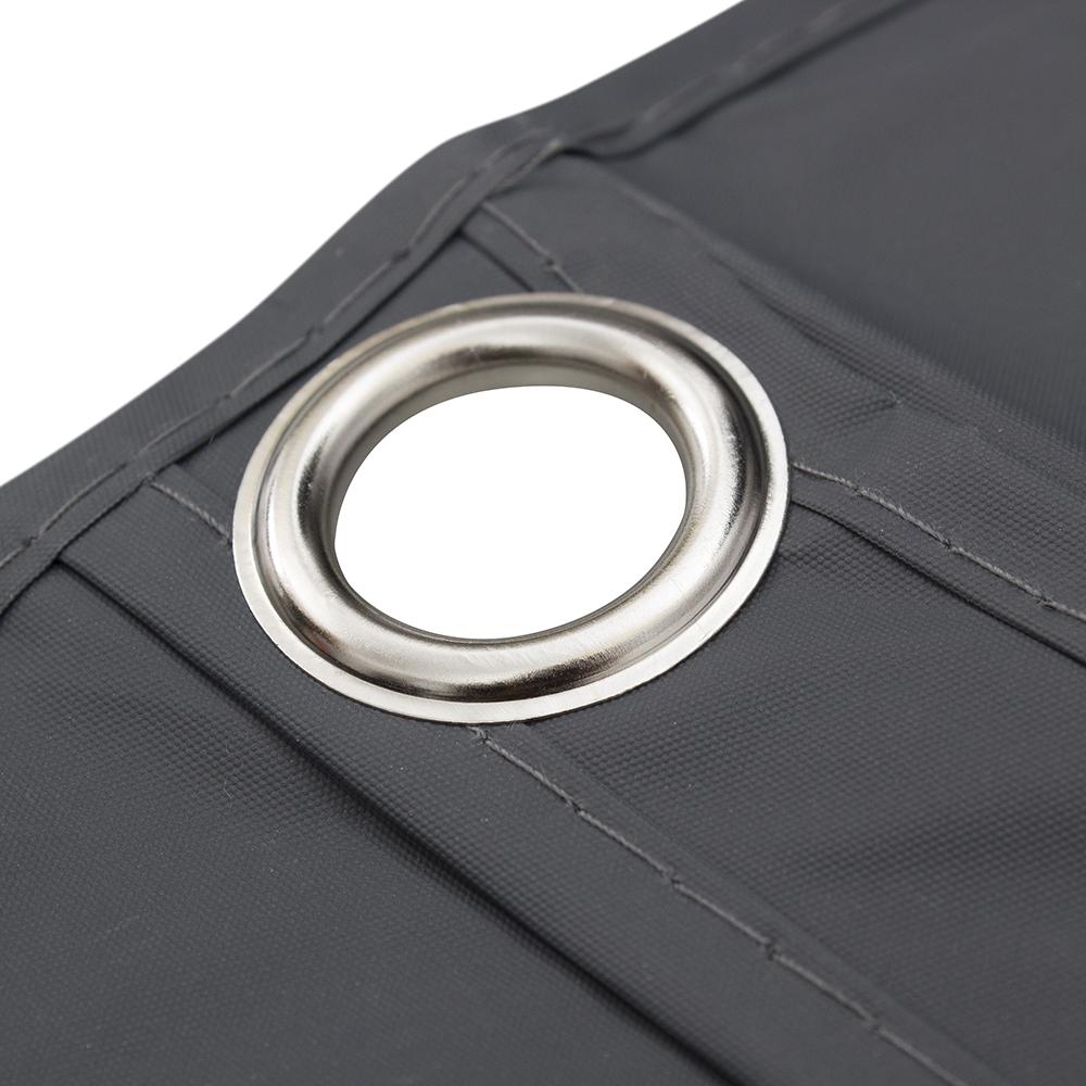 Printed suit covers with metal grommet